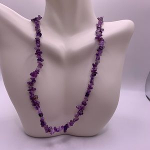 Amethyst stone necklace